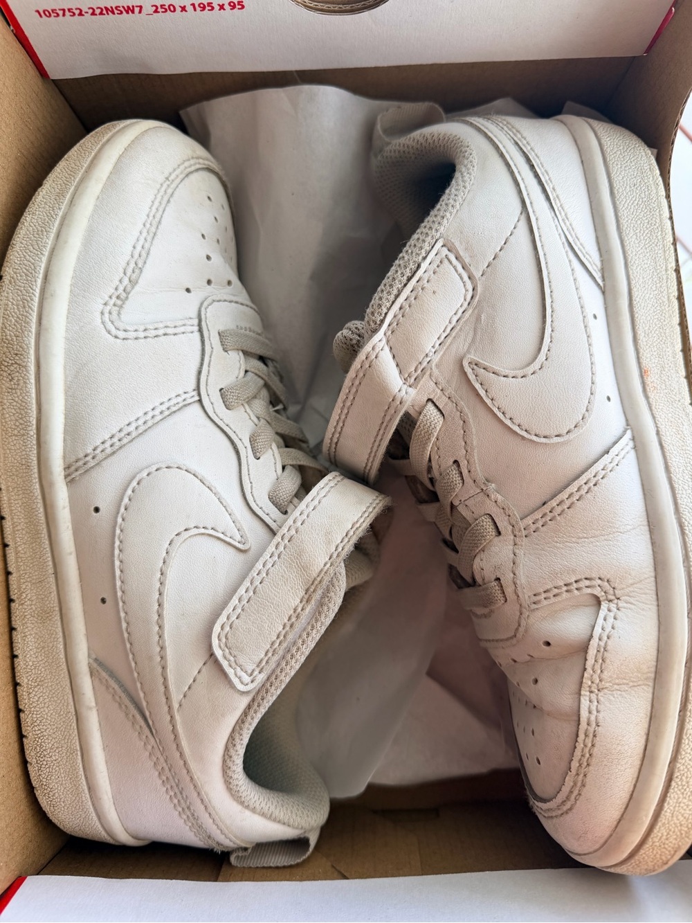 Youth NIKE court Borough Low 2 shoes - Preowned